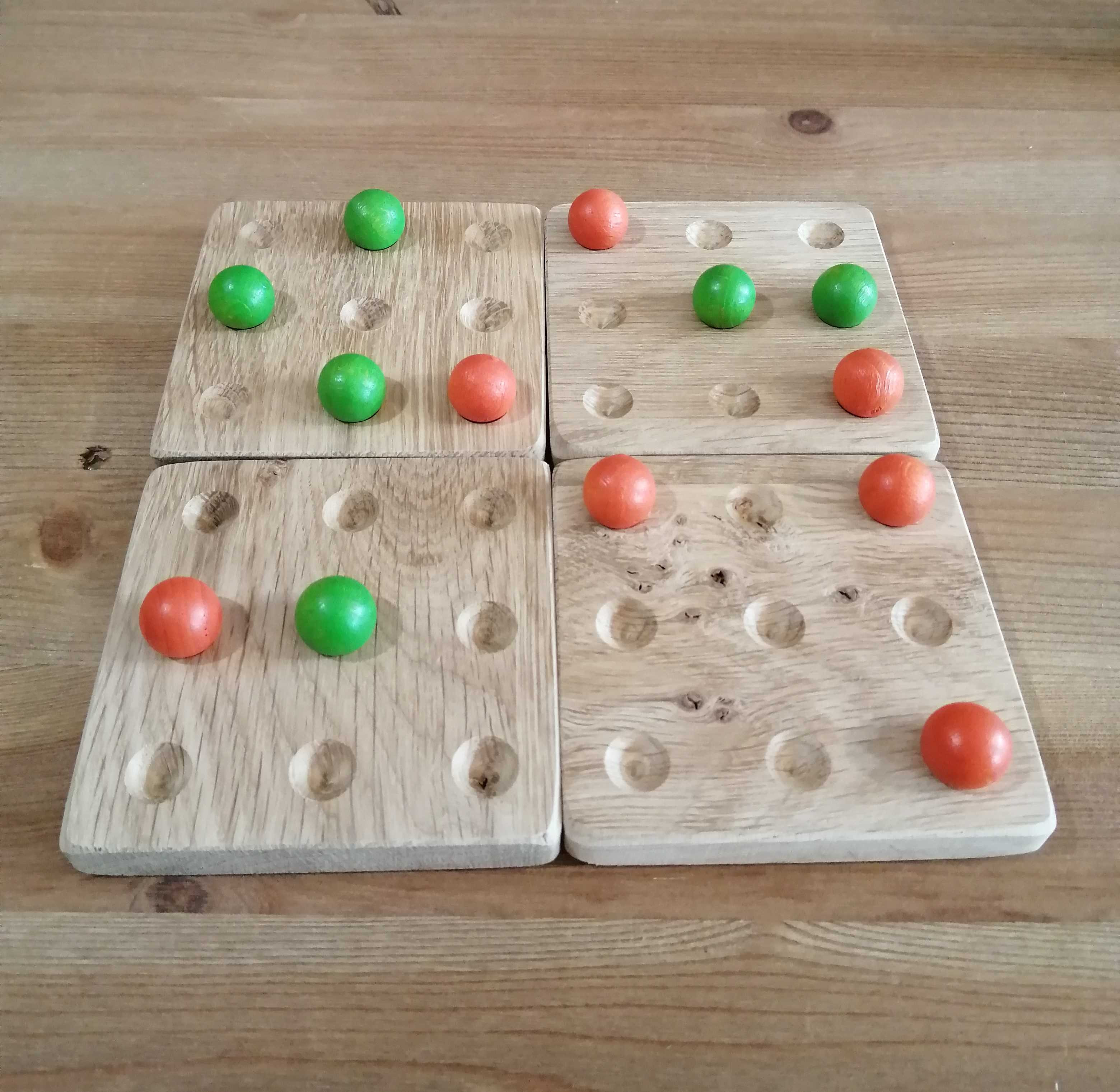 Jeu des 4 carrés